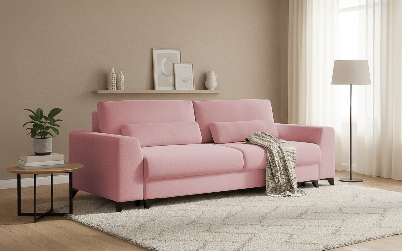 Canapea Extensibilă 3 locuri TIVOLI, cu ladă depozitare, 240x105x95 cm Prestige Home