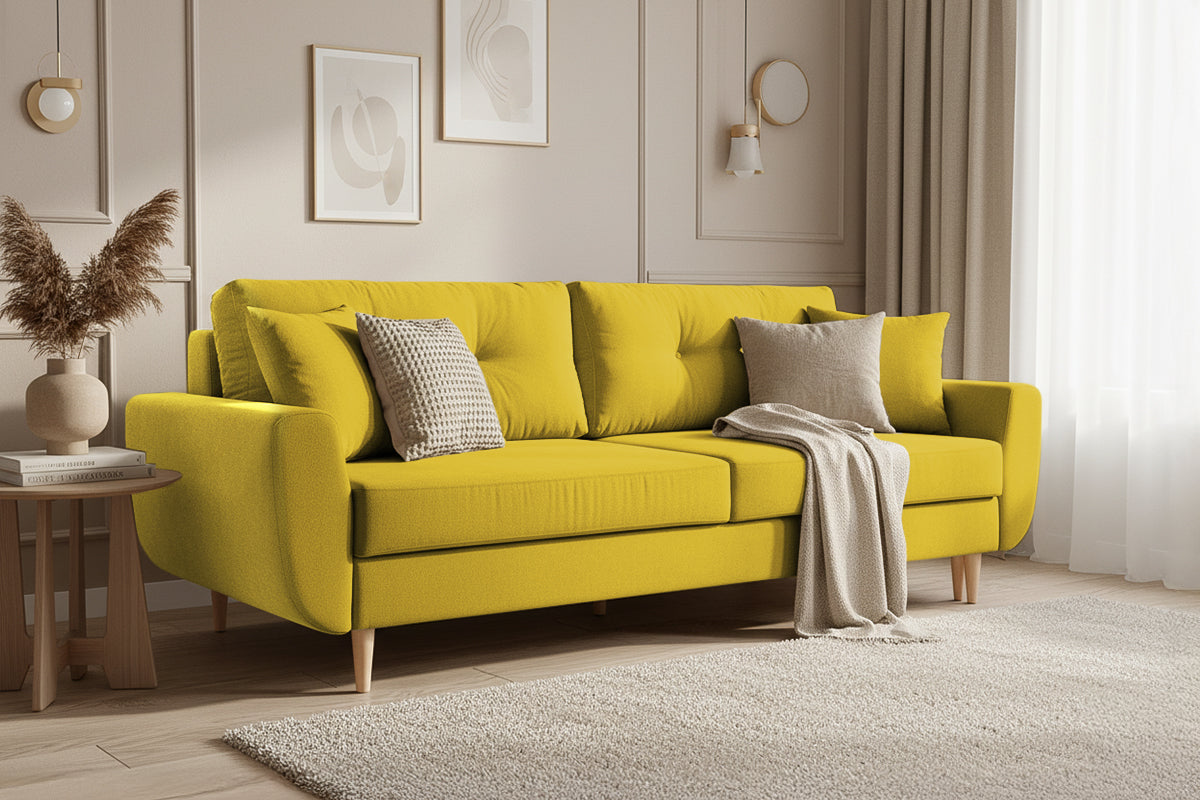 Canapea Extensibilă 3 locuri HELSINKI, cu ladă de depozitare, 227x90x90 cm Prestige Home