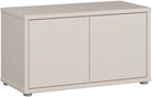 Bancă de pantofi Alice Springs, 8 perechi, bej, 74×41×35 cm, Push-to-Open Arboteca