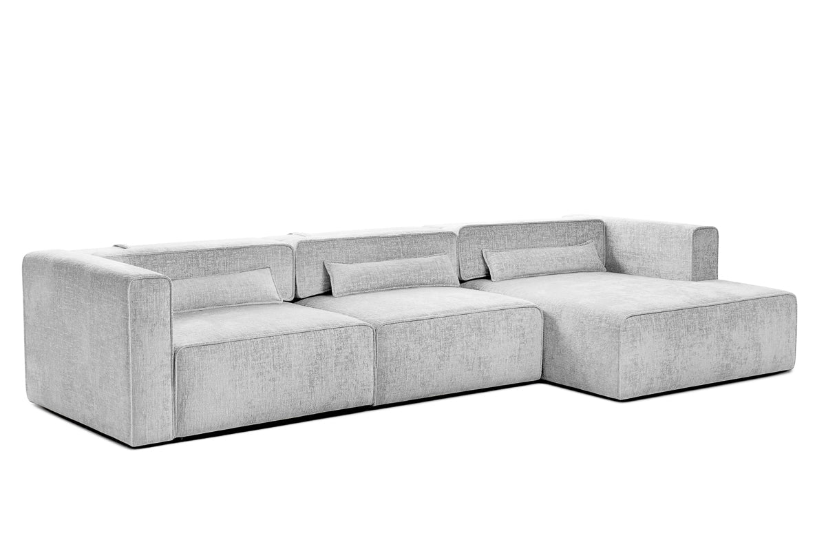 Colțar Extensibil 5 locuri ZANETTO, cu ladă de depozitare, 340x157x70 cm Prestige Home
