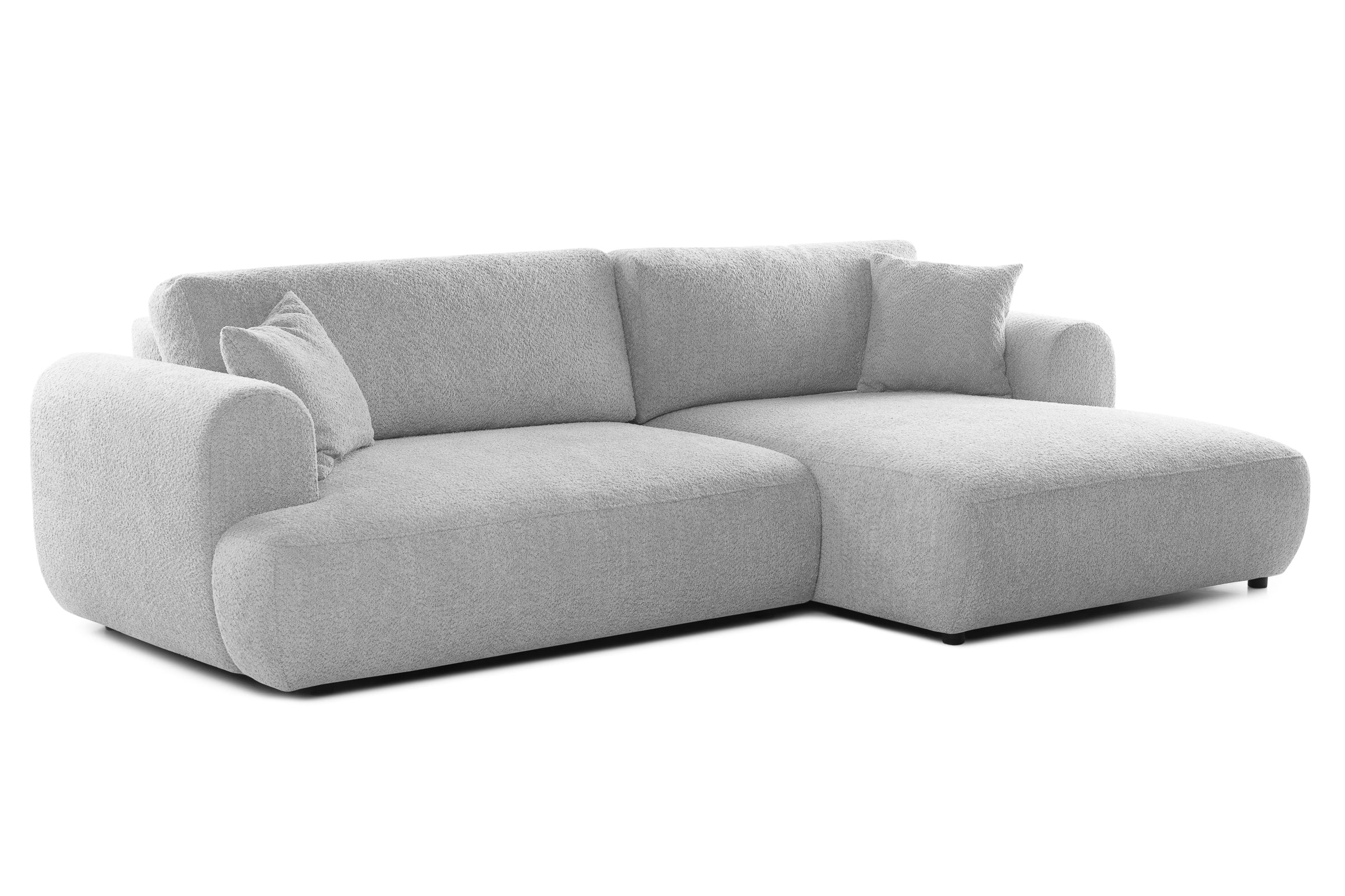 Colțar Extensibil 3 locuri NOA, cu ladă de depozitare, 270x155x80 cm Prestige Home
