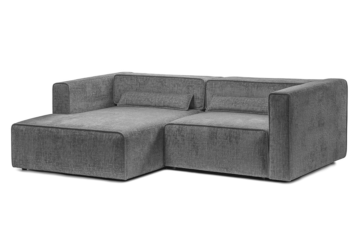 Colțar Extensibil 3 locuri ZANETTO, cu ladă de depozitare, 240x157x70 cm Prestige Home