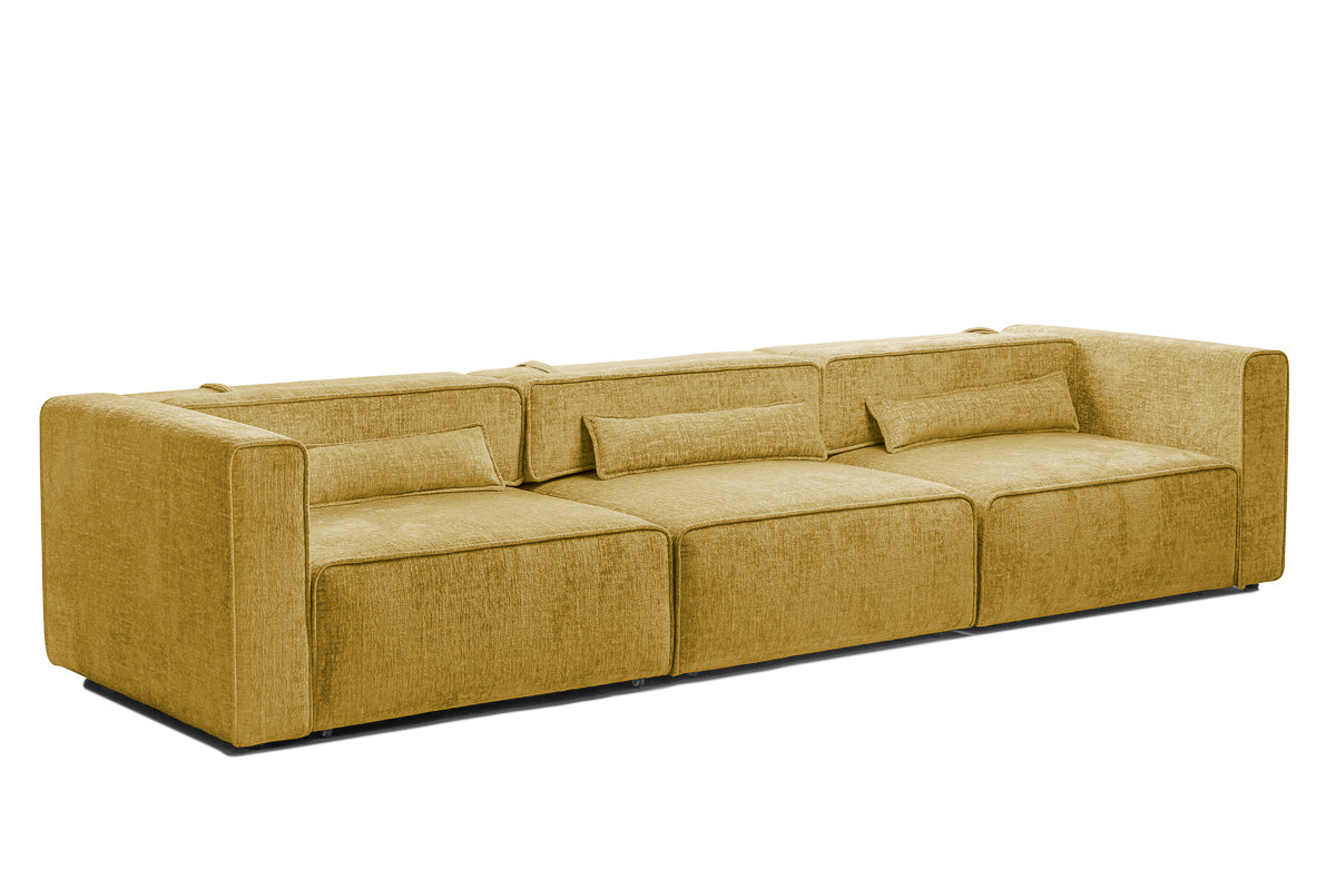 Canapea Extensibilă 5 locuri ZANETTO, cu 3 lăzi depozitare, 340x103x70 cm Prestige Home