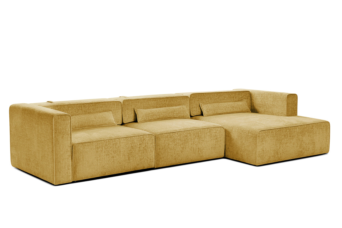 Colțar Extensibil 5 locuri ZANETTO, cu ladă de depozitare, 340x157x70 cm Prestige Home