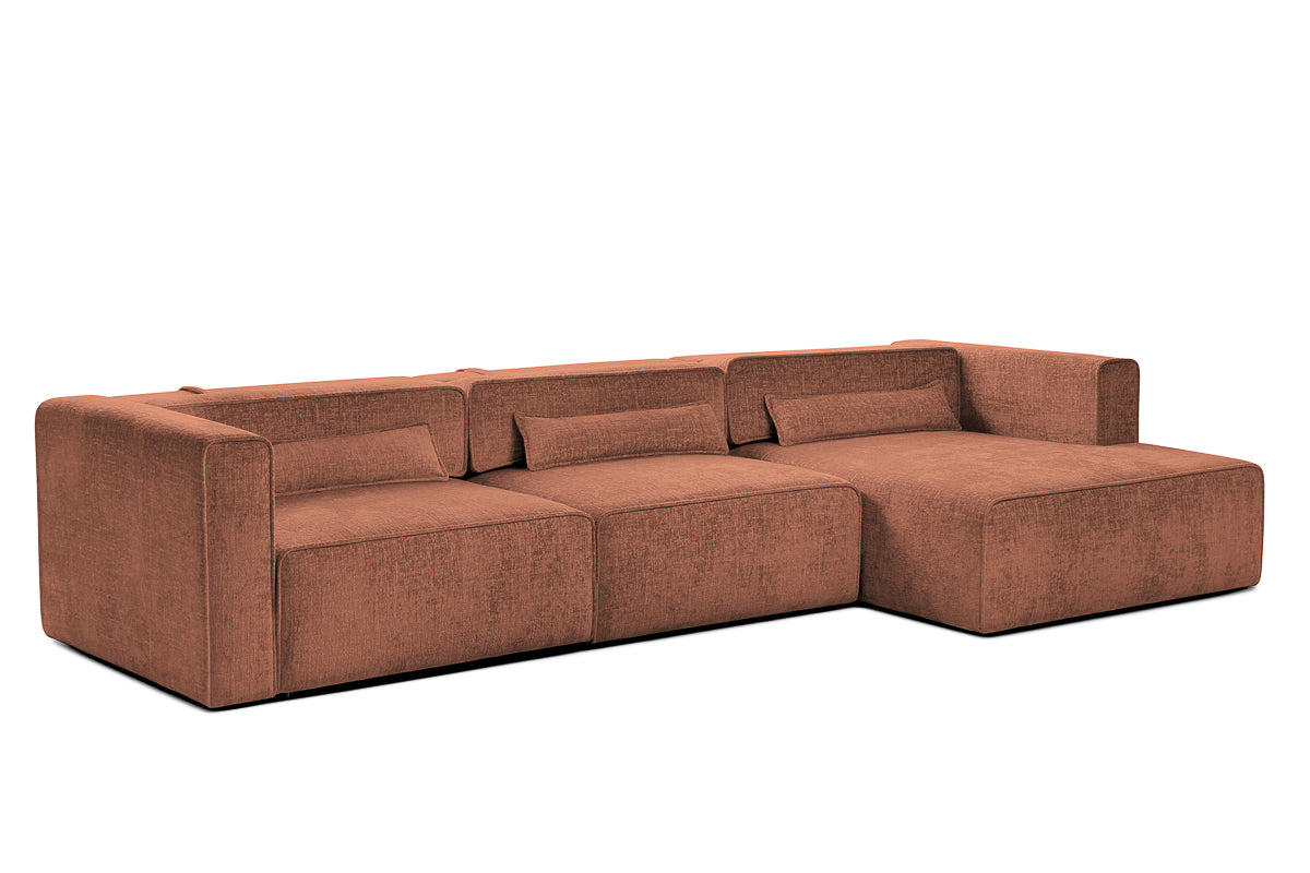 Colțar Extensibil 5 locuri ZANETTO, cu ladă de depozitare, 340x157x70 cm Prestige Home