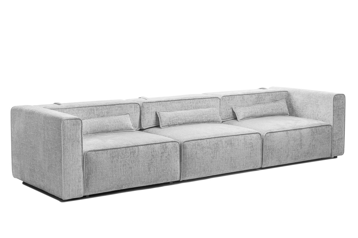 Canapea Extensibilă 5 locuri ZANETTO, cu 3 lăzi depozitare, 340x103x70 cm Prestige Home
