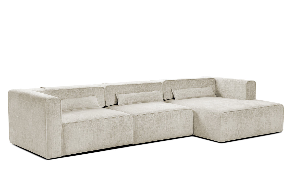 Colțar Extensibil 5 locuri ZANETTO, cu ladă de depozitare, 340x157x70 cm Prestige Home