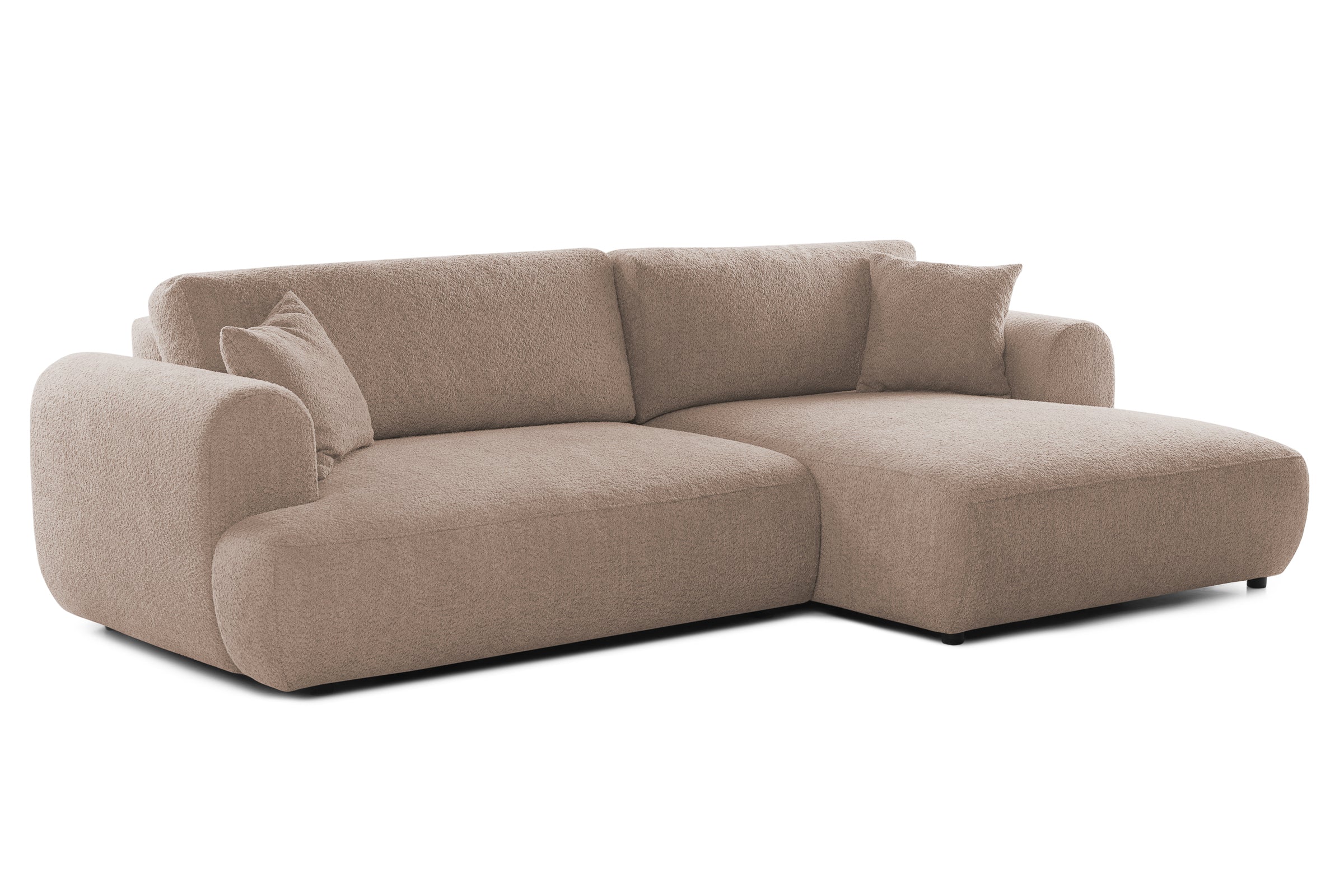 Colțar Extensibil 3 locuri NOA, cu ladă de depozitare, 270x155x80 cm Prestige Home