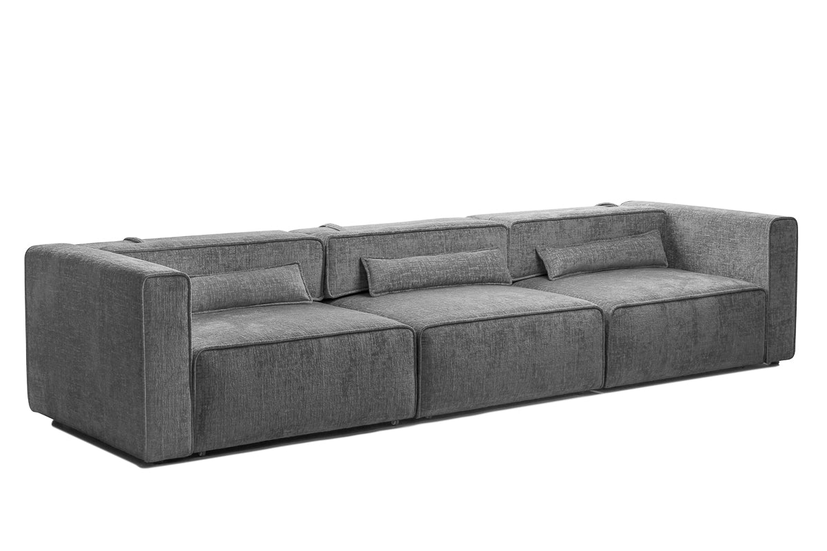 Canapea Extensibilă 5 locuri ZANETTO, cu 3 lăzi depozitare, 340x103x70 cm Prestige Home