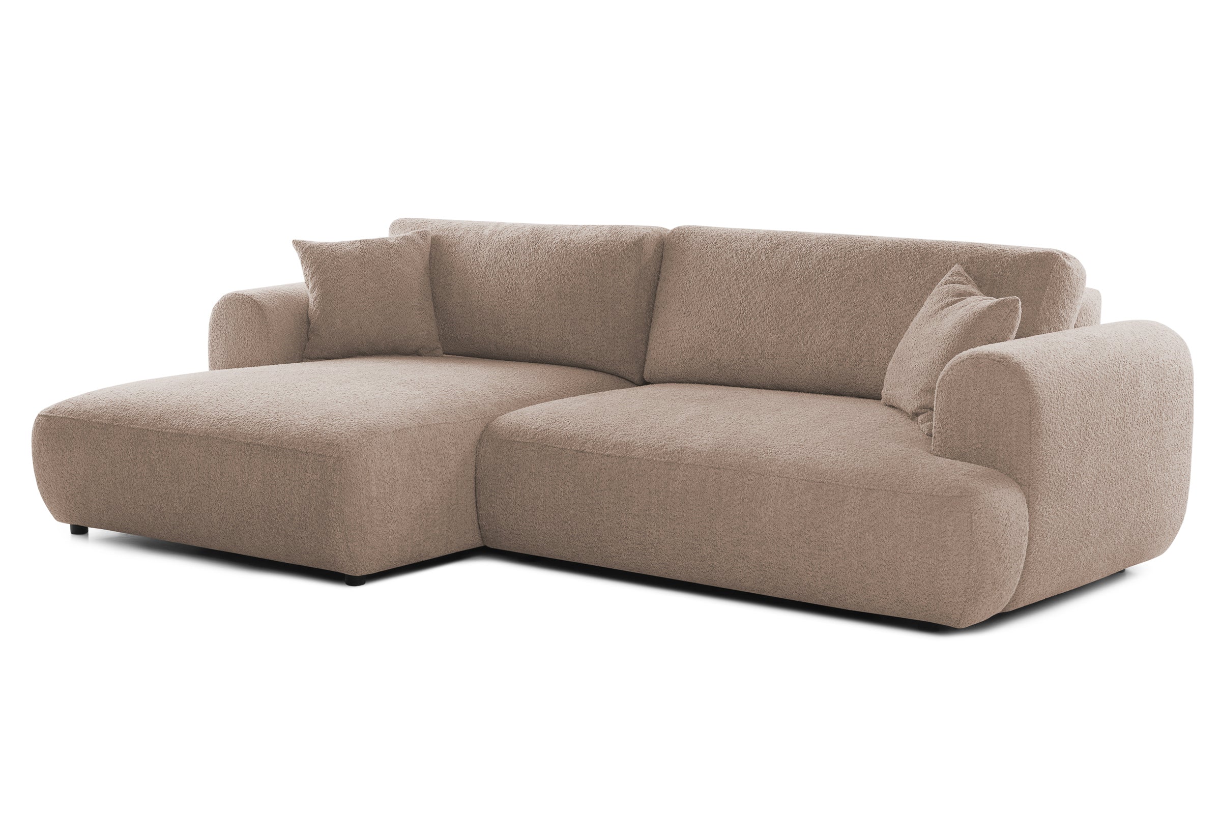 Colțar Extensibil 3 locuri NOA, cu ladă de depozitare, 270x155x80 cm Prestige Home