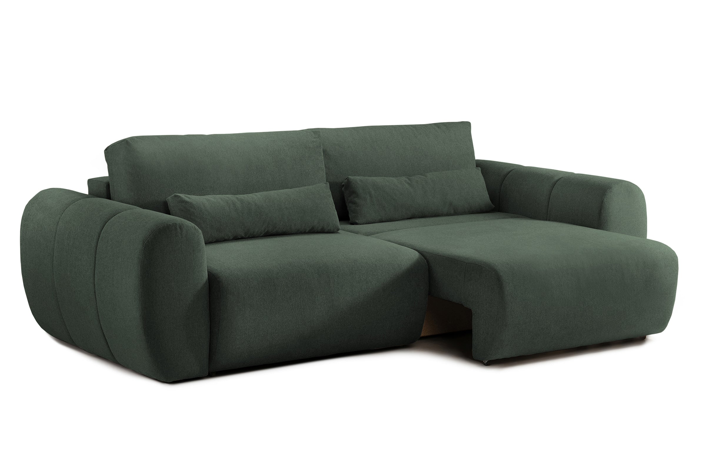 Canapea Extensibilă 3 locuri VERSA, cu 2 lăzi depozitare, 260x110x85 cm Prestige Home