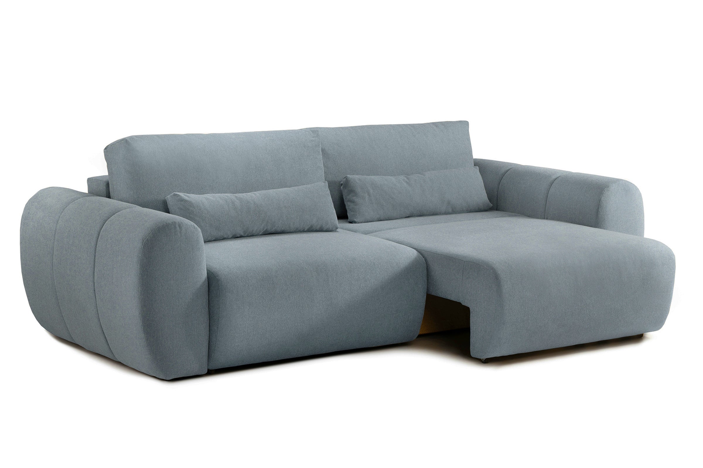 Canapea Extensibilă 3 locuri VERSA, cu 2 lăzi depozitare, 260x110x85 cm Prestige Home