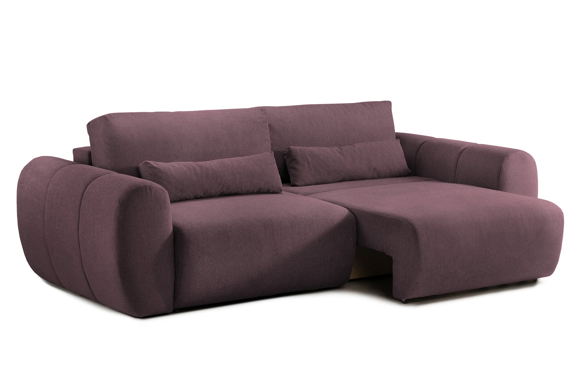 Canapea Extensibilă 3 locuri VERSA, cu 2 lăzi depozitare, 260x110x85 cm Prestige Home
