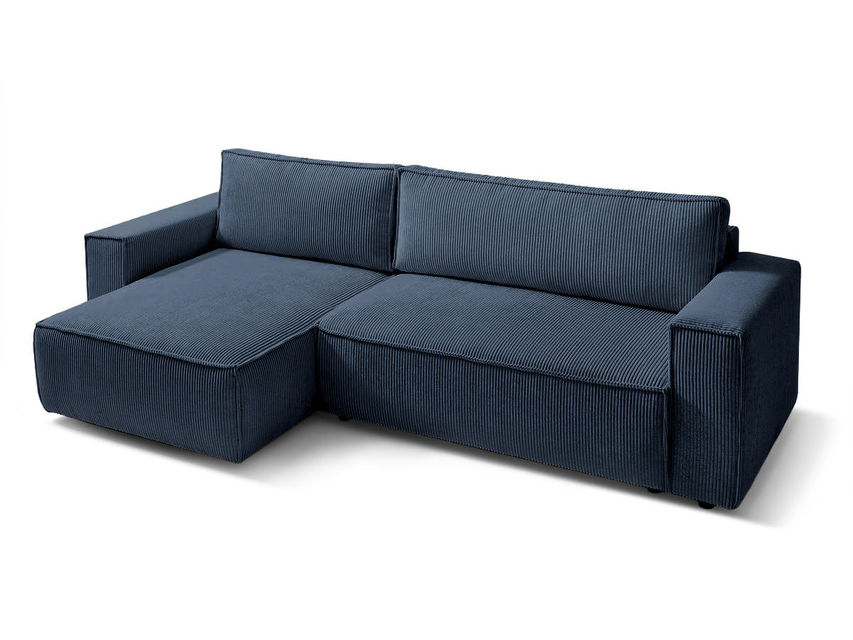Colțar Extensibil CLOUD, cu ladă de depozitare, șezlong interschimbabil, 275x145x85 cm Prestige Home