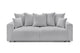 Canapea Extensibilă 3 locuri LIVIGNO, cu ladă de depozitare, 235x93x100 cm