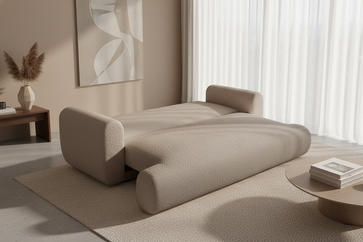 Canapea Extensibilă 3 locuri NOA, cu ladă depozitare, 244x108x80 cm Prestige Home