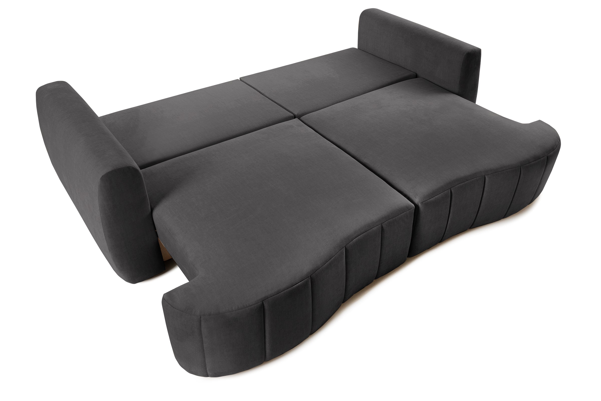 Canapea Extensibilă 3 locuri SAMBA, cu 2 lăzi depozitare, 242x127x90 cm Prestige Home