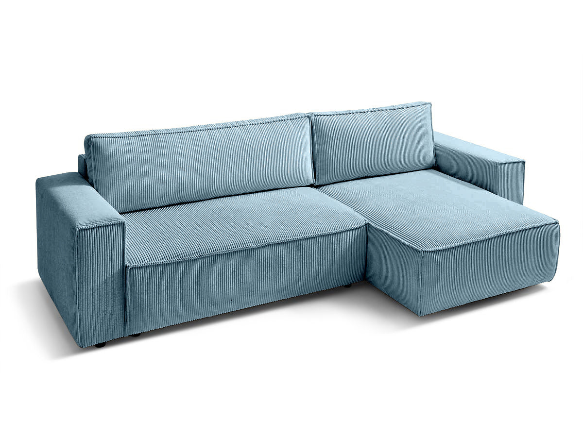 Colțar Extensibil CLOUD, cu ladă de depozitare, șezlong interschimbabil, 275x145x85 cm Prestige Home