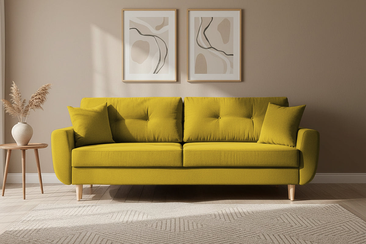 Canapea Extensibilă 3 locuri HELSINKI, cu ladă de depozitare, 227x90x90 cm Prestige Home