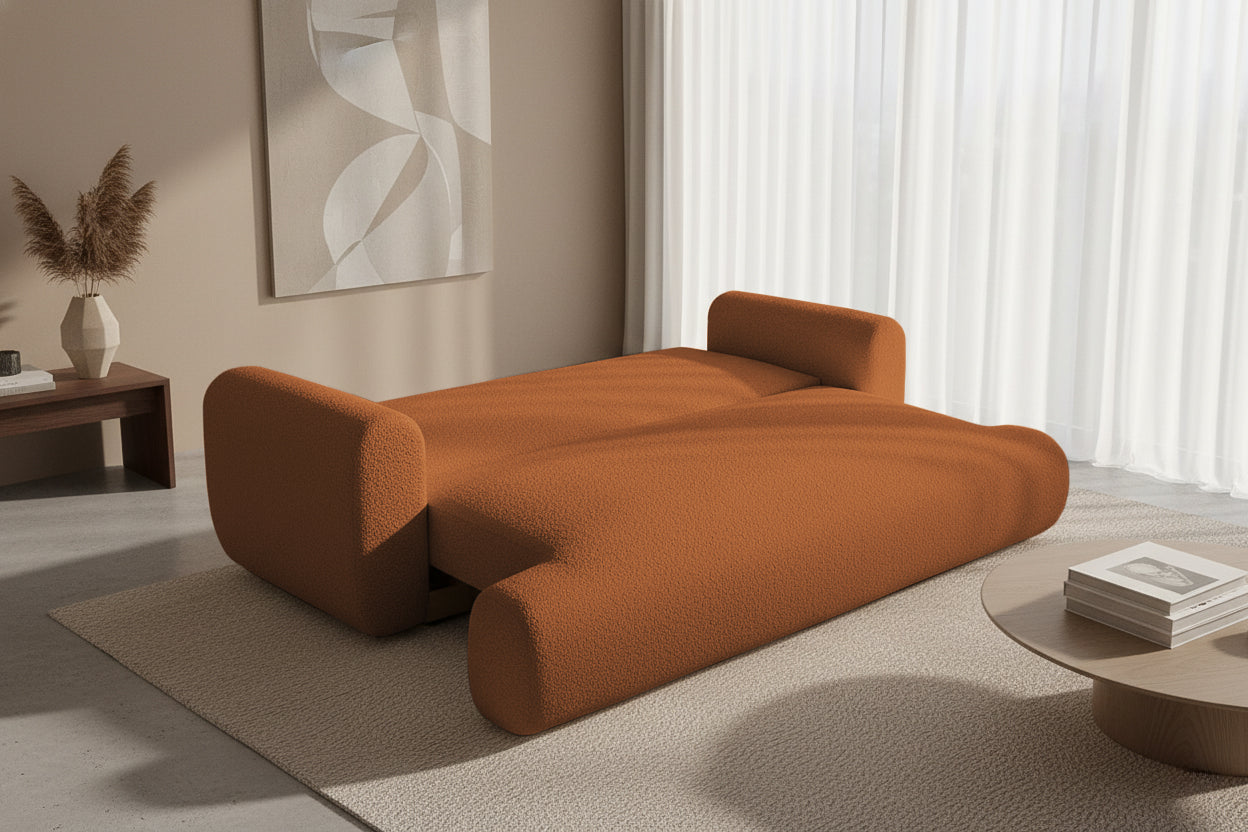 Canapea Extensibilă 3 locuri NOA, cu ladă depozitare, 244x108x80 cm Prestige Home