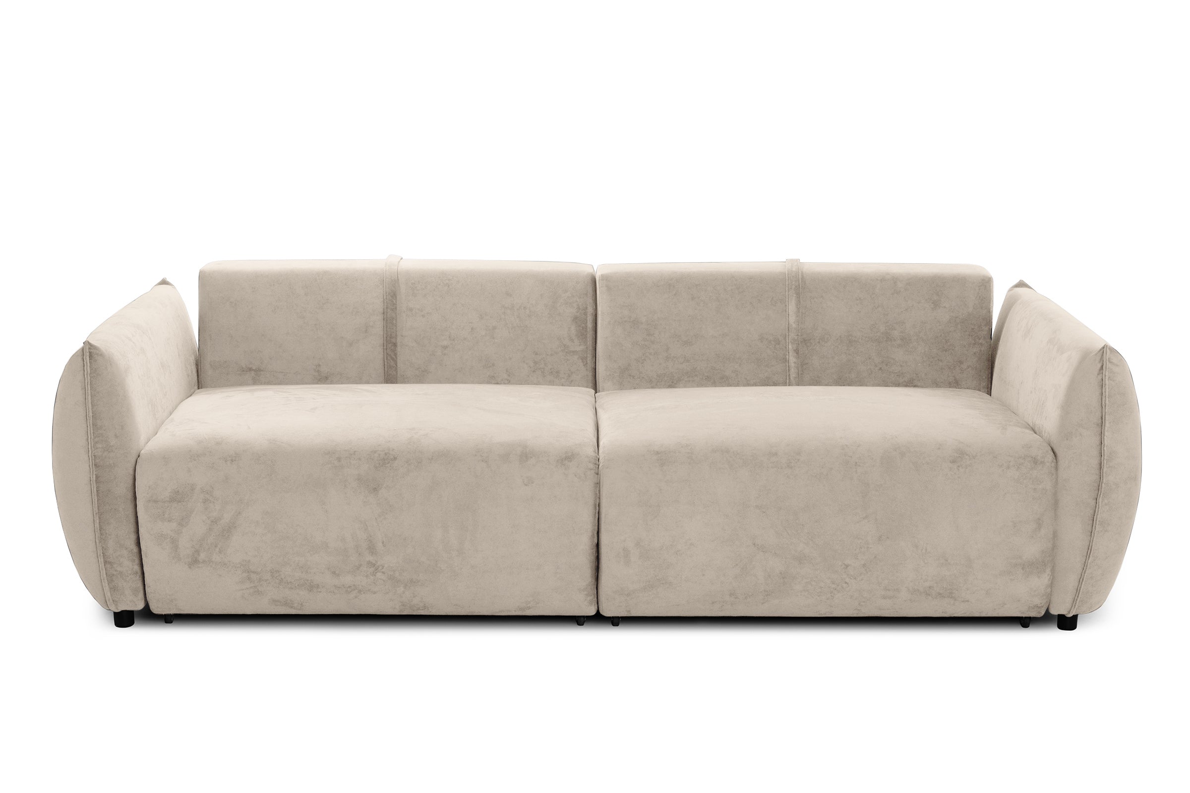 Canapea Extensibilă 3 locuri OSAKA, cu ladă depozitare, 238x110x90 cm #color_Bej-Havana