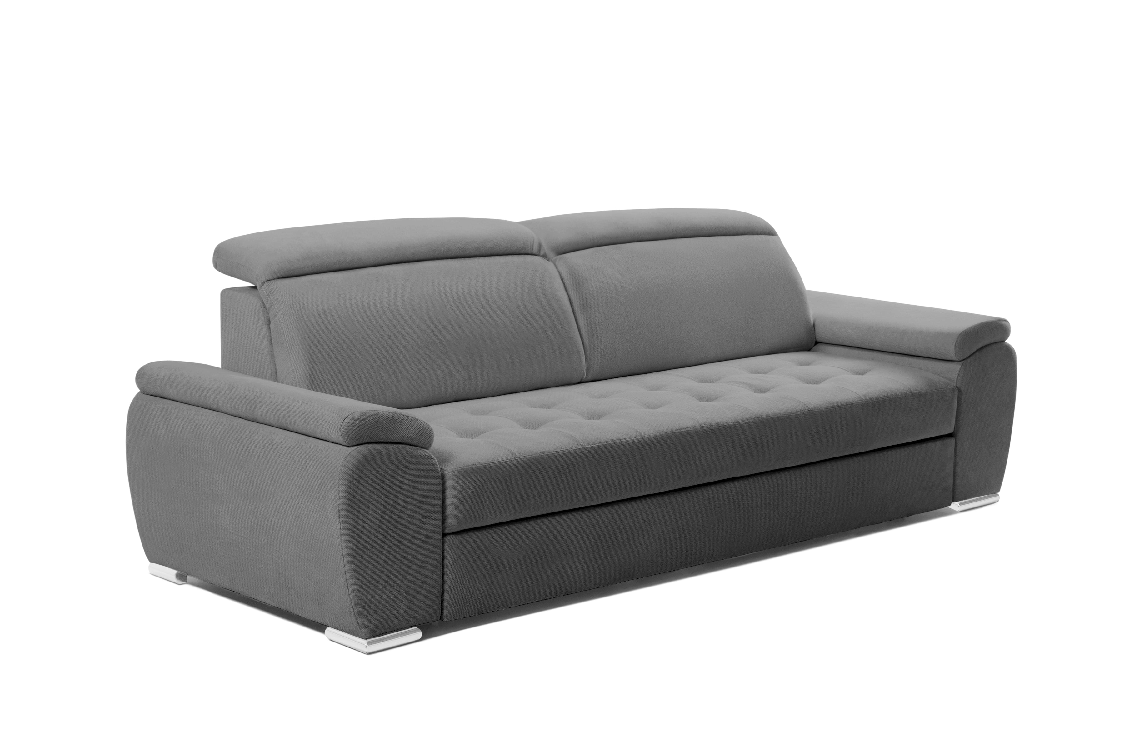 Canapea Extensibilă 3 locuri TRENDY, cu tetiere reglabile, 250x95x105 cm Prestige Home