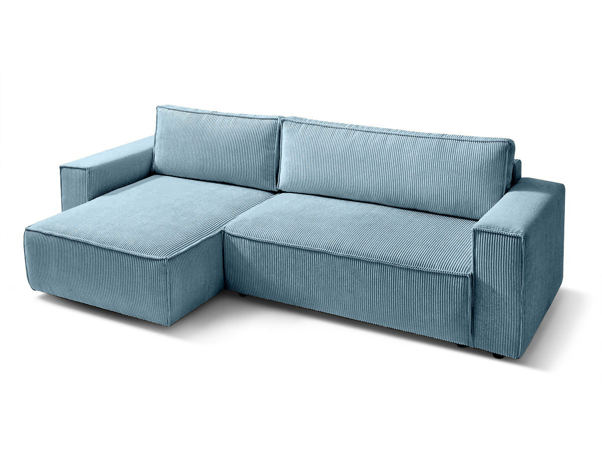 Colțar Extensibil CLOUD, cu ladă de depozitare, șezlong interschimbabil, 275x145x85 cm Prestige Home