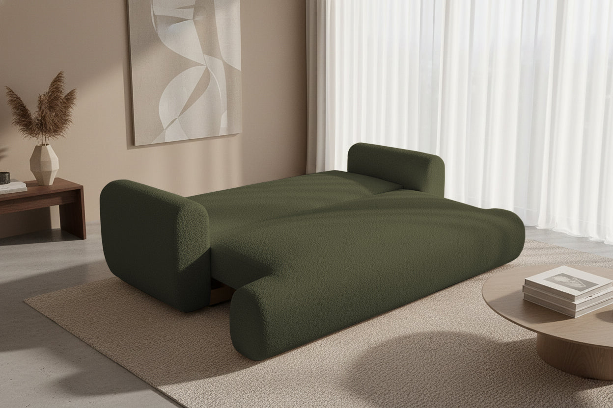 Canapea Extensibilă 3 locuri NOA, cu ladă depozitare, 244x108x80 cm Prestige Home