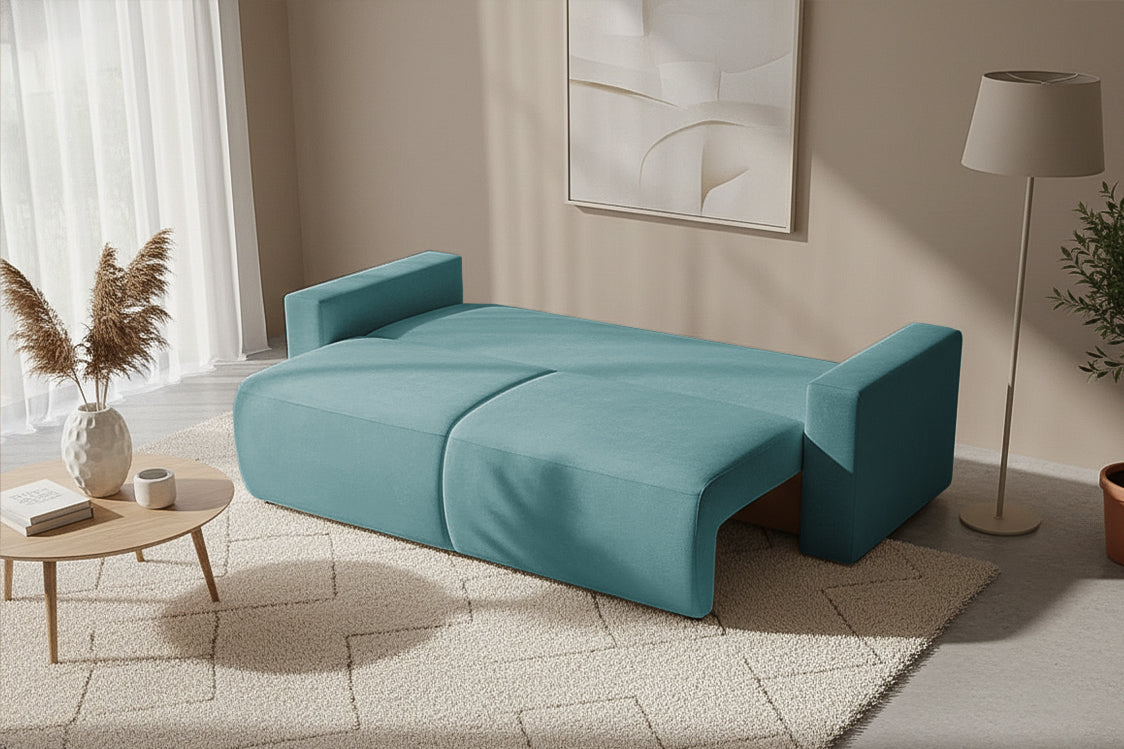 Canapea Extensibilă 3 locuri KENZO, cu ladă depozitare, 235x100x93 cm Prestige Home