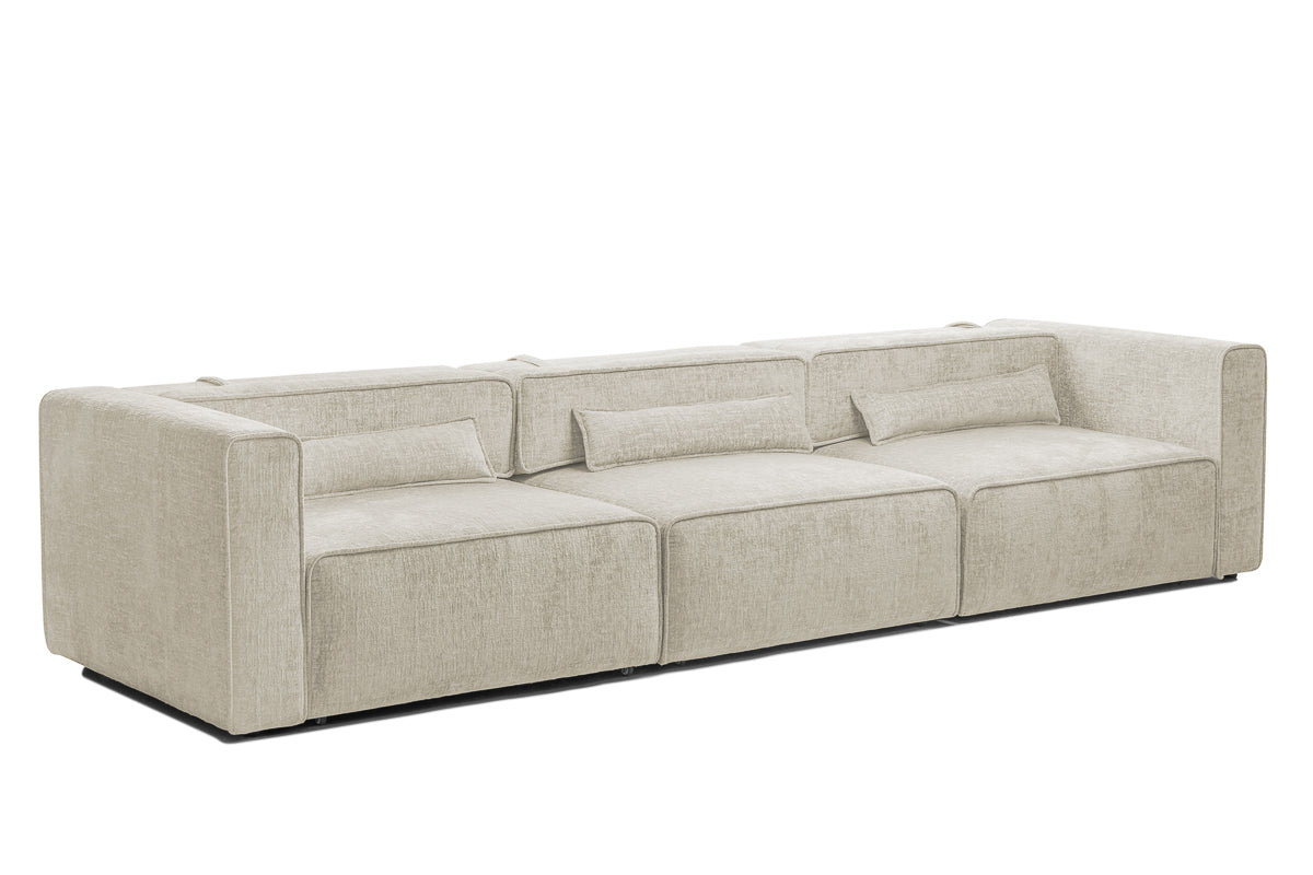 Canapea Extensibilă 5 locuri ZANETTO, cu 3 lăzi depozitare, 340x103x70 cm Prestige Home