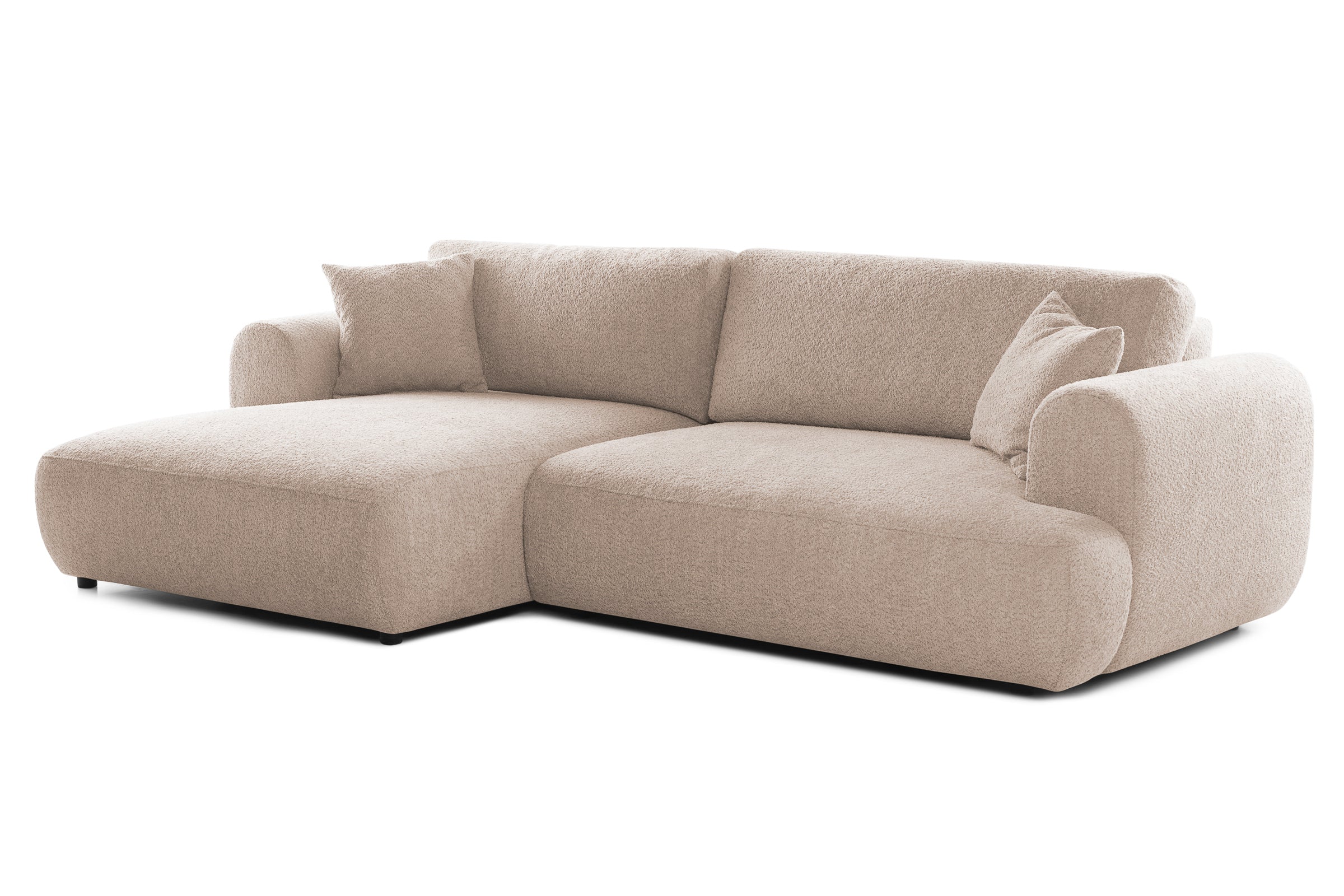 Colțar Extensibil 3 locuri NOA, cu ladă de depozitare, 270x155x80 cm Prestige Home