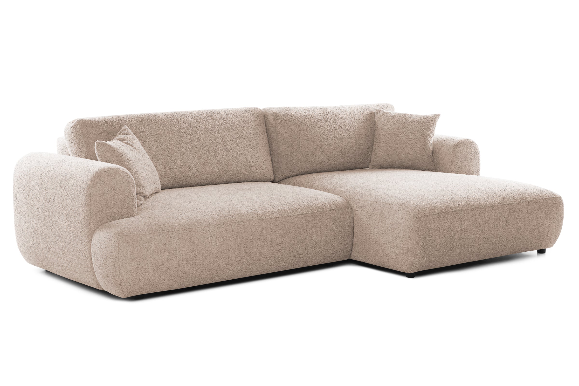 Colțar Extensibil 3 locuri NOA, cu ladă de depozitare, 270x155x80 cm Prestige Home