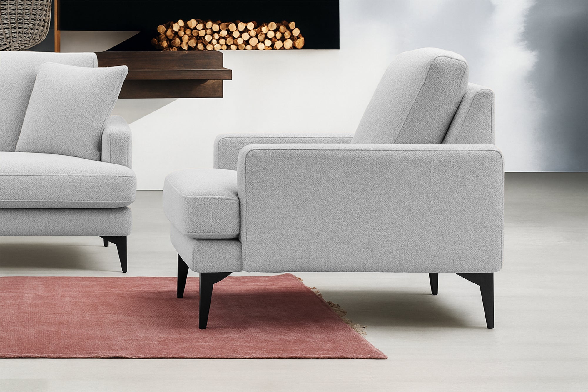 Fotoliu AZURRO, 80x90x85 cm Prestige Home