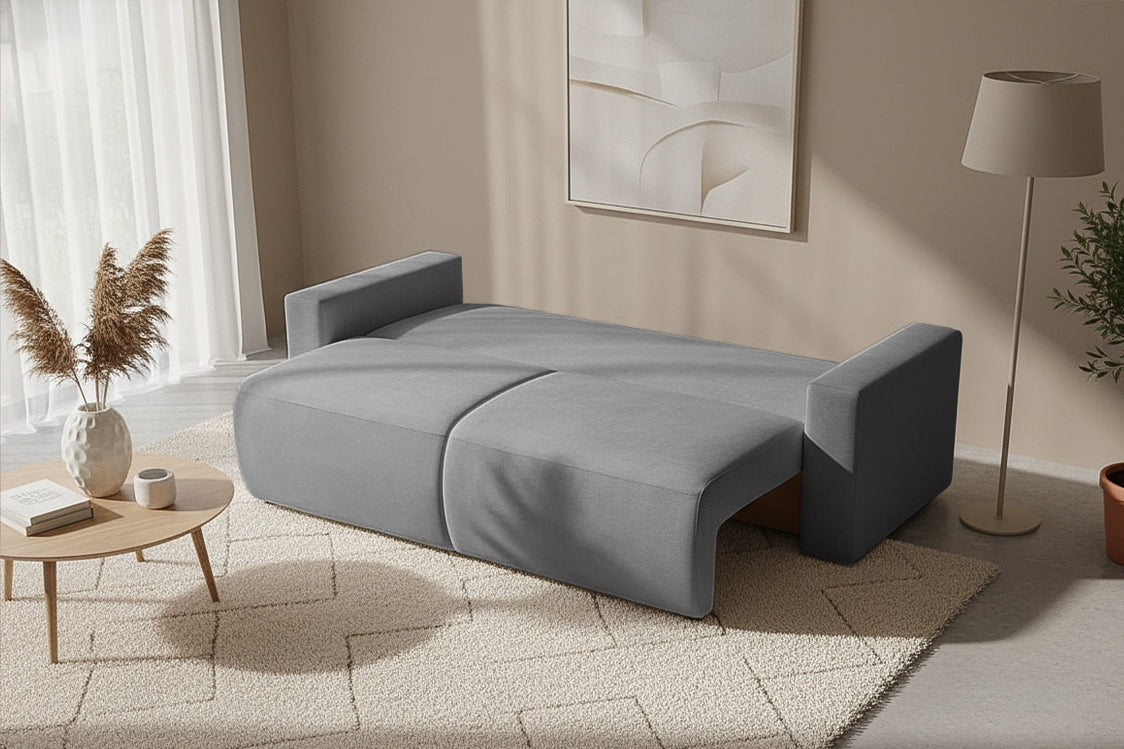Canapea Extensibilă 3 locuri KENZO, cu ladă depozitare, 235x100x93 cm Prestige Home