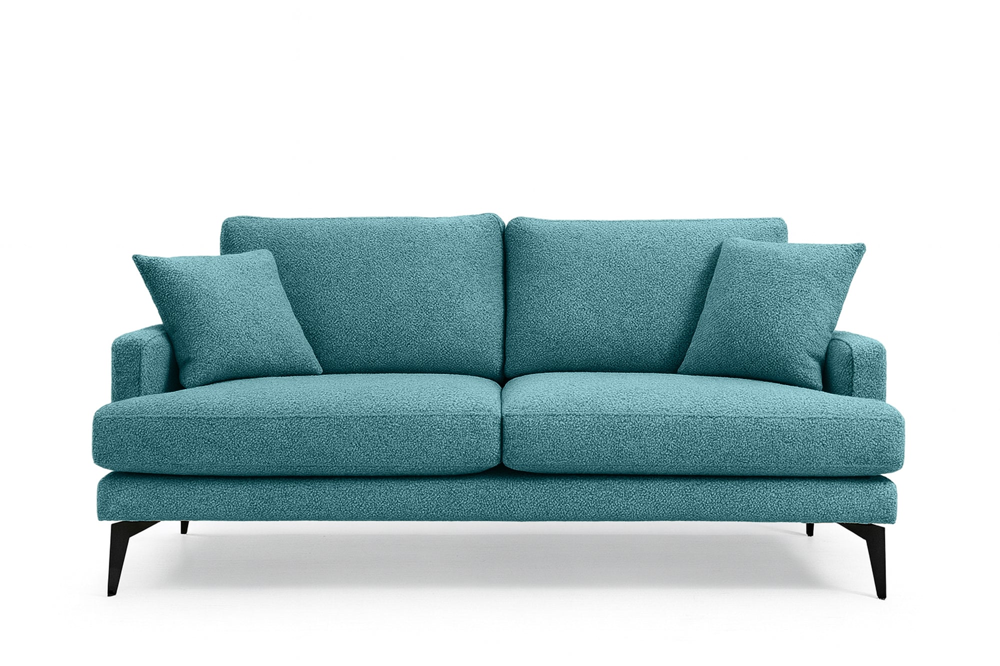 Canapea Fixă AZURRO, 2 locuri, 175x90x85 cm Turcoaz-Mystery Prestige Home