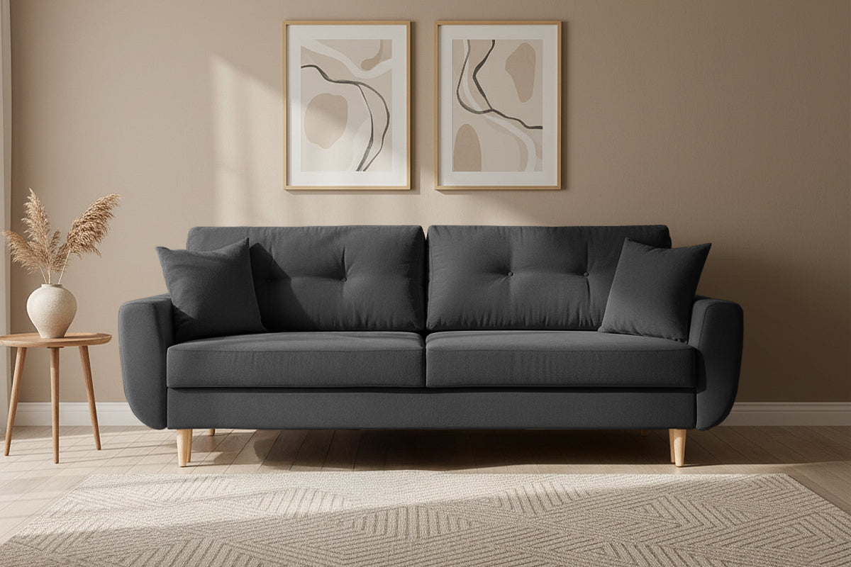 Canapea Extensibilă 3 locuri HELSINKI, cu ladă de depozitare, 227x90x90 cm Prestige Home