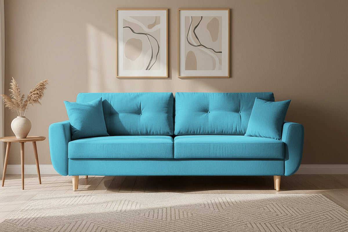 Canapea Extensibilă 3 locuri HELSINKI, cu ladă de depozitare, 227x90x90 cm Prestige Home