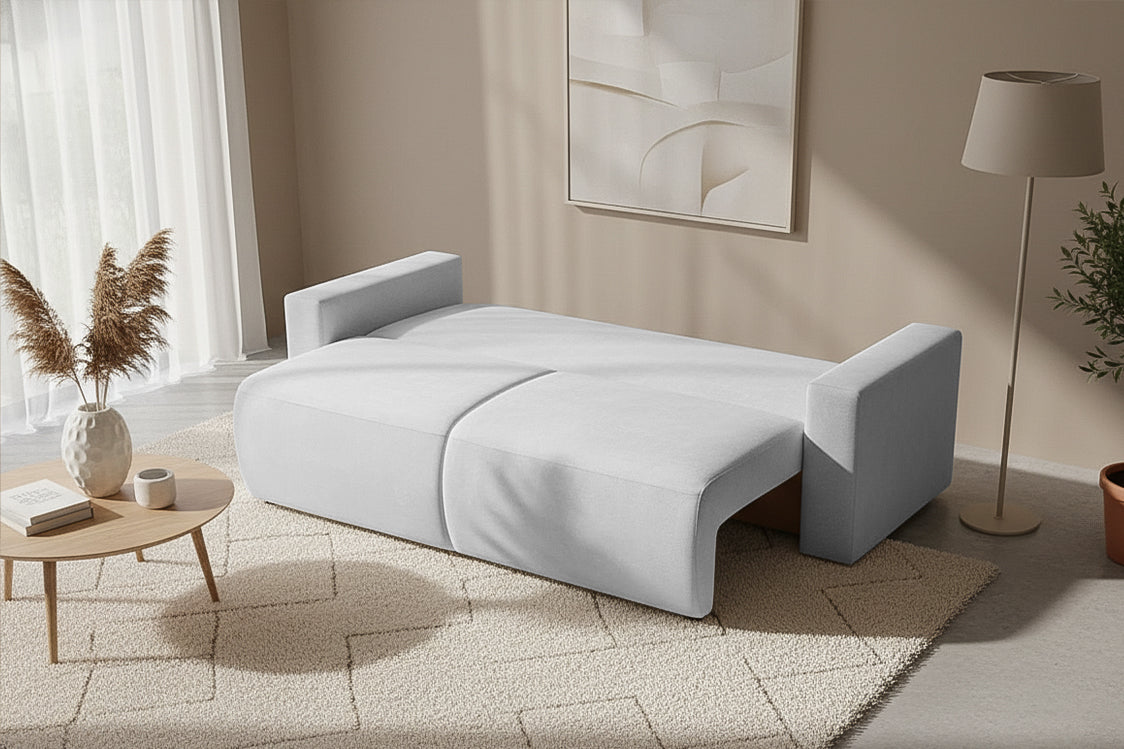 Canapea Extensibilă 3 locuri KENZO, cu ladă depozitare, 235x100x93 cm Prestige Home
