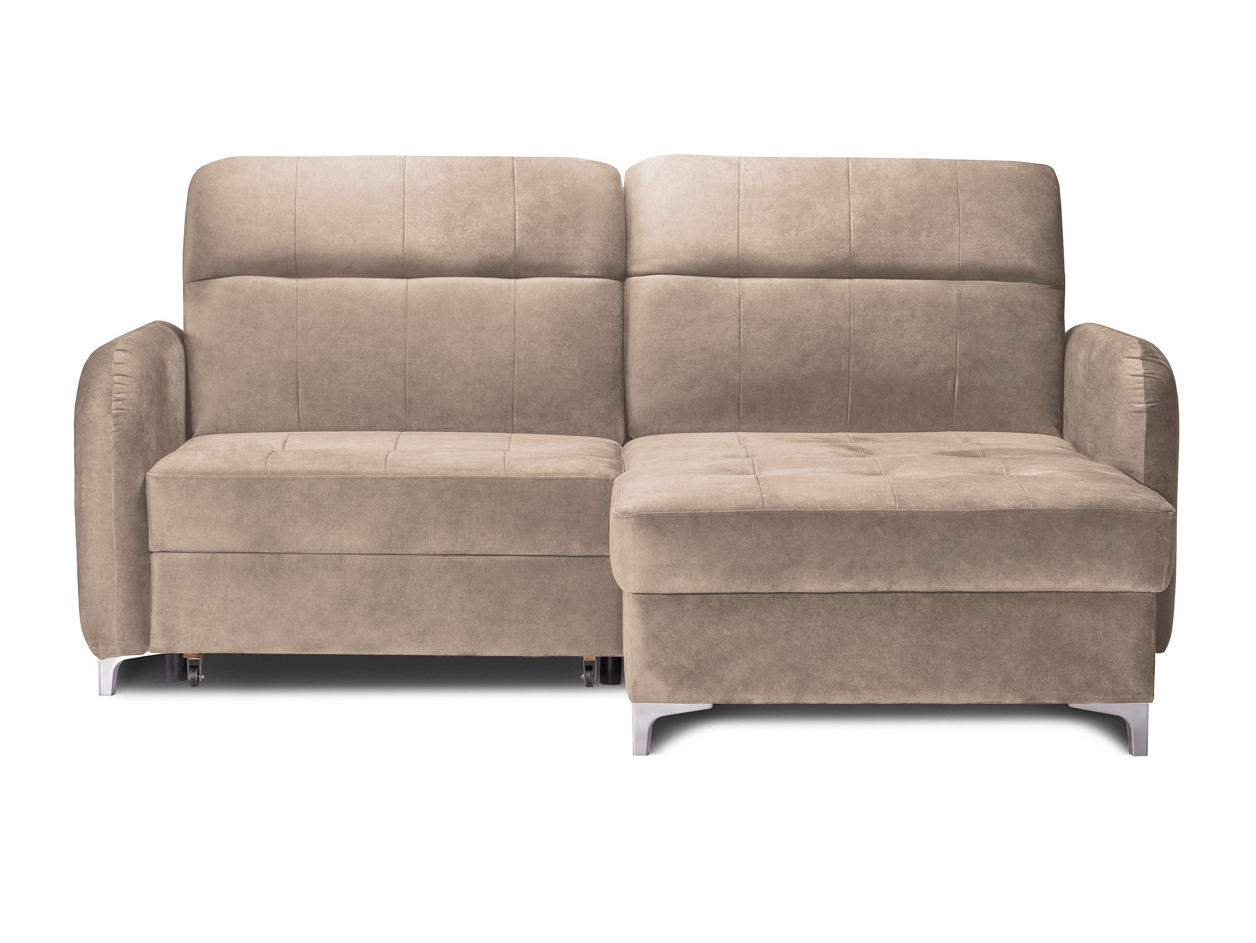 Colțar Extensibil STUDIO, cu lada depozitare, cu tetiere reglabile, 220 x 160 x 105 cm Prestige Home