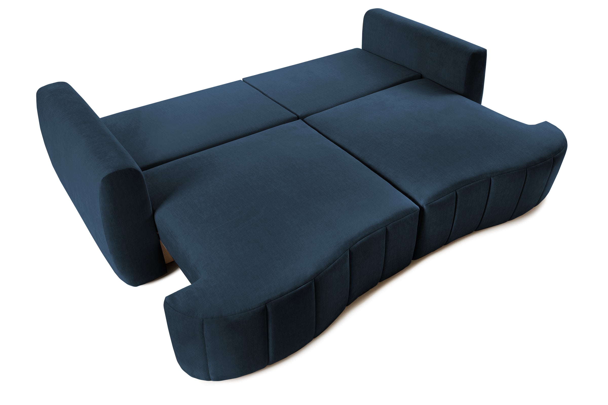 Canapea Extensibilă 3 locuri SAMBA, cu 2 lăzi depozitare, 242x127x90 cm Prestige Home
