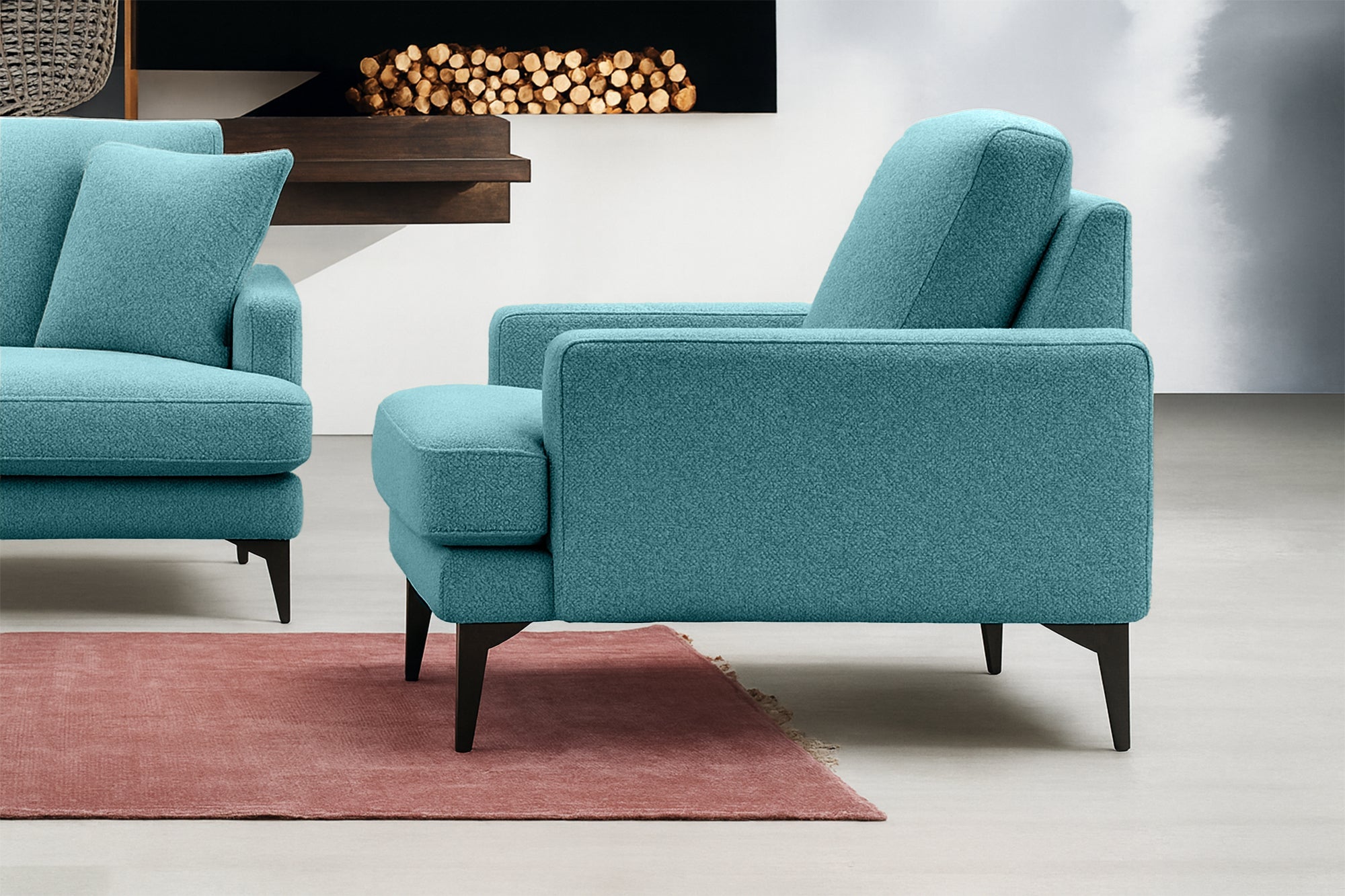 Fotoliu AZURRO, 80x90x85 cm Prestige Home