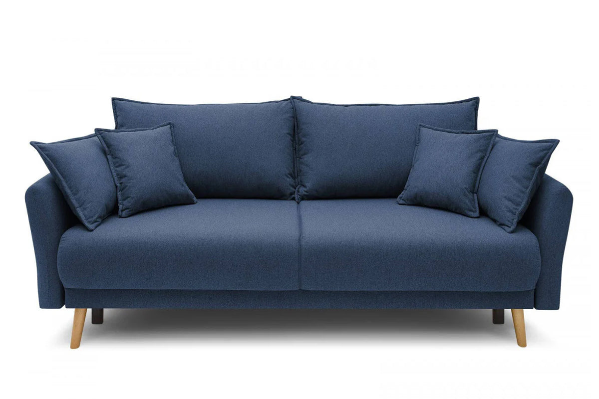 Canapea Extensibilă 3 locuri JULIET, cu ladă de depozitare, 215x88x95 cm - Prestigehome.ro - Canapea - Prestige #color_Albastru-Inchis-Como