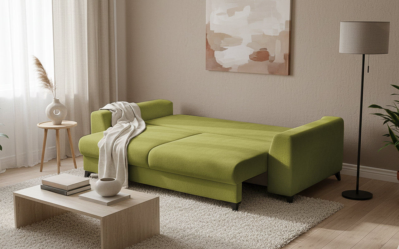 Canapea Extensibilă 3 locuri TIVOLI, cu ladă depozitare, 240x105x95 cm Prestige Home
