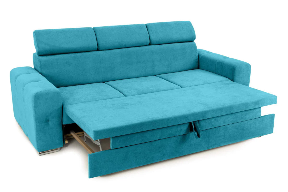 Canapea Extensibilă 3 locuri BELLAGIO, cu tetiere reglabile, 242x95x99 cm Prestige Home