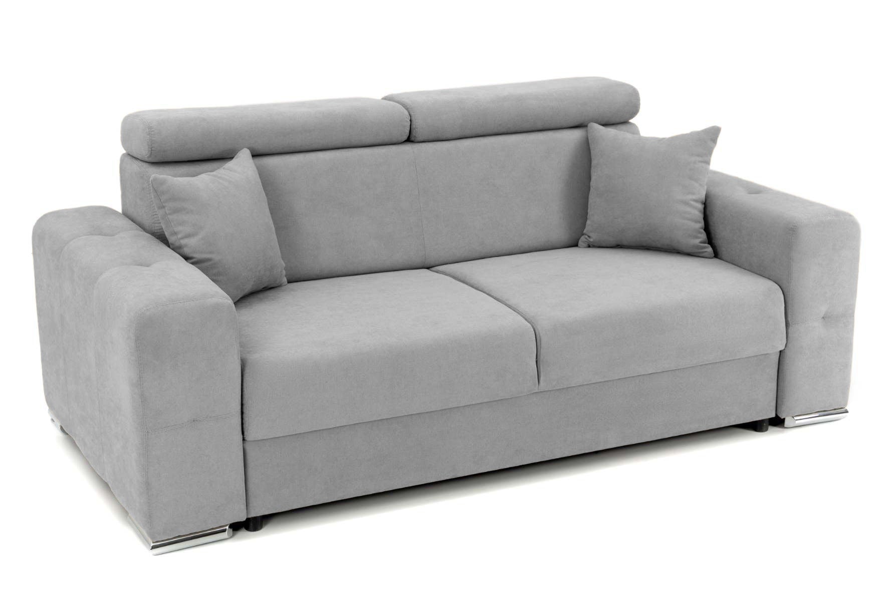 Canapea Fixă 2 locuri BELLAGIO, cu tetiere reglabile, 205x100x100 cm Prestige Home