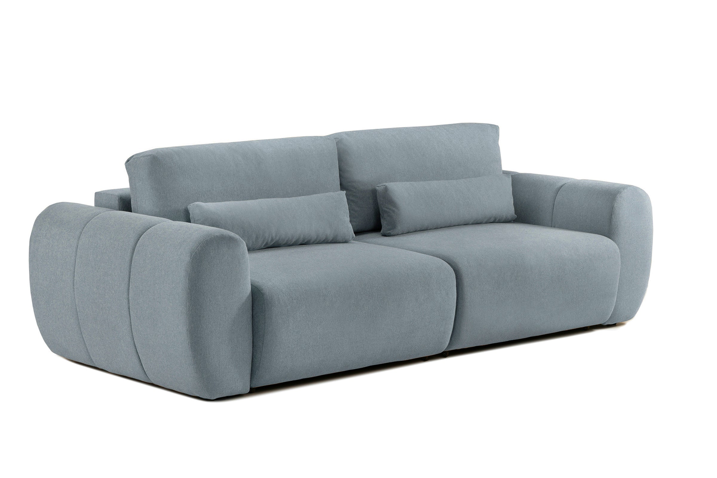 Canapea Extensibilă 3 locuri VERSA, cu 2 lăzi depozitare, 260x110x85 cm Prestige Home