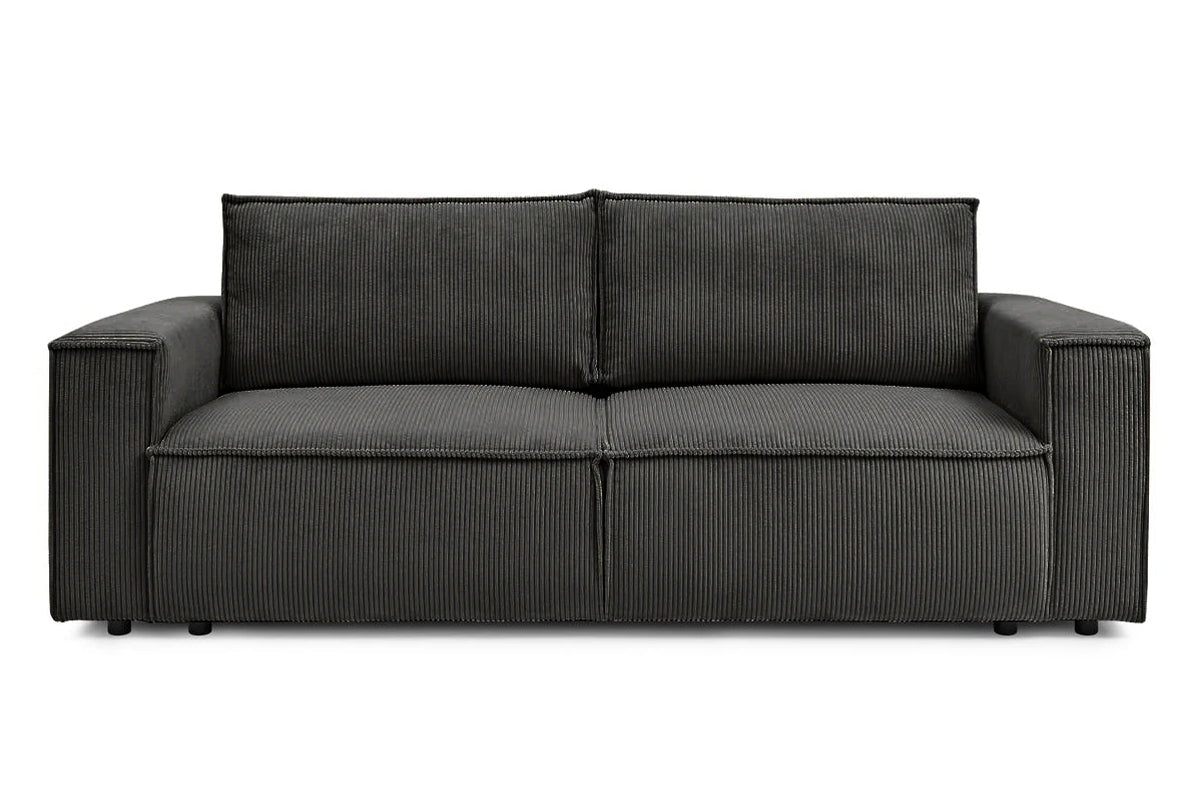 Canapea Extensibilă 3 locuri CLOUD, cu ladă de depozitare, 240x87x85 cm Antracit-Zoom Prestige Home