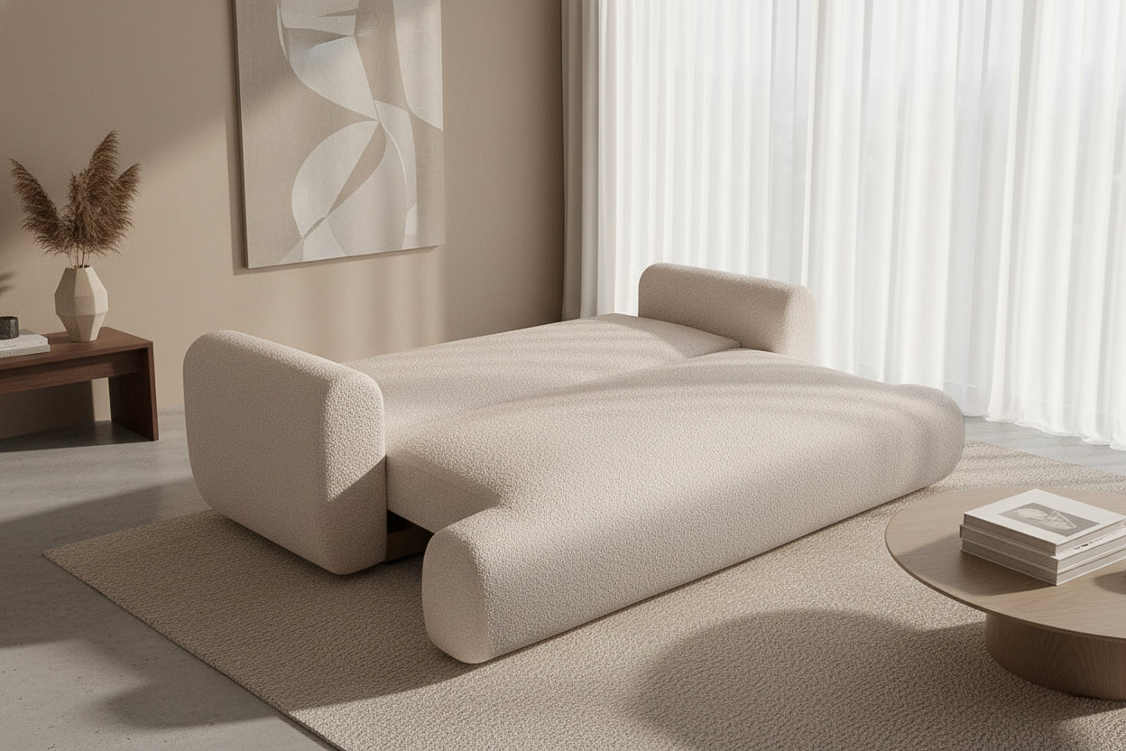 Canapea Extensibilă 3 locuri NOA, cu ladă depozitare, 244x108x80 cm Prestige Home