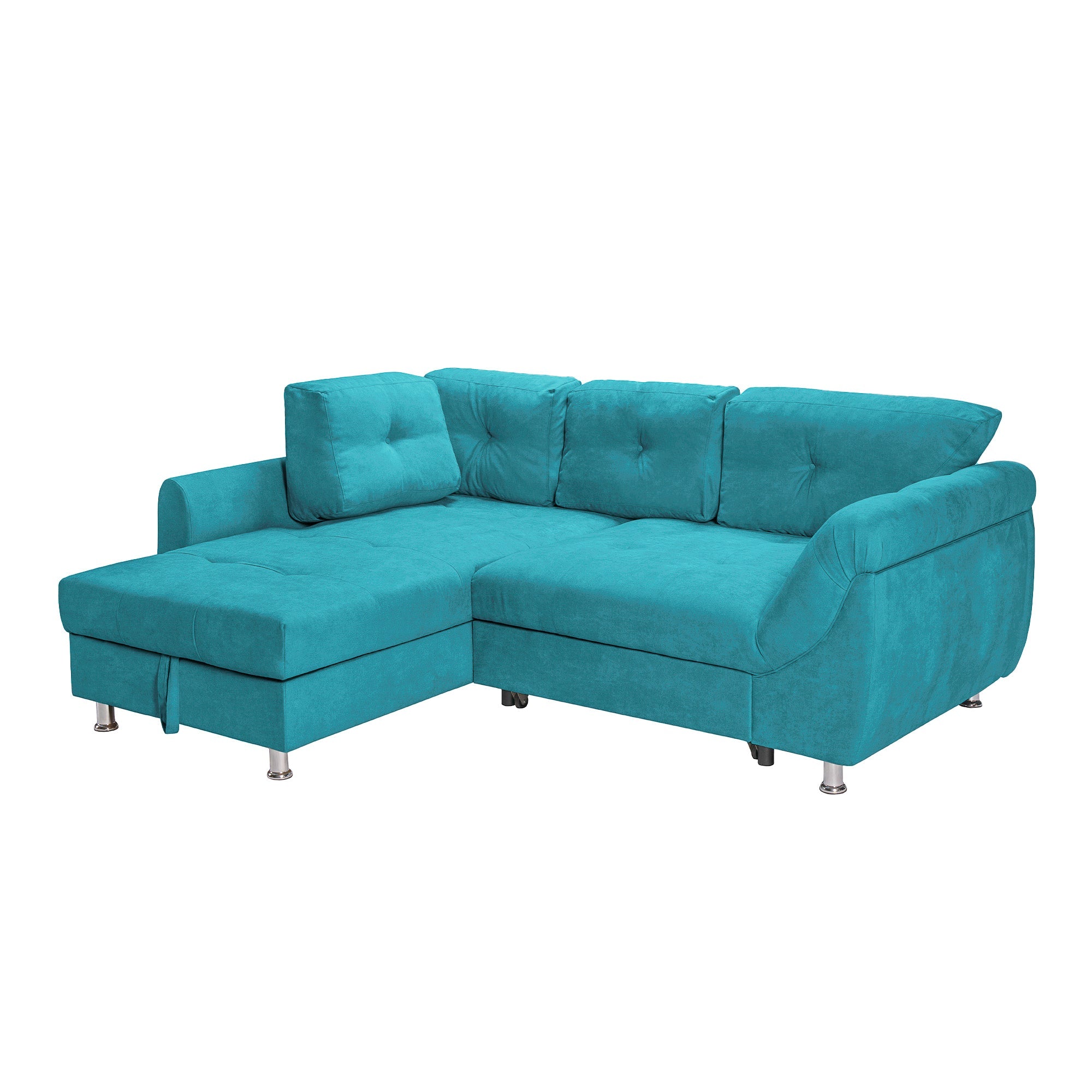 Colțar Extensibil MERLIN, cu lada depozitare, variante stânga/dreapta, 230 x 190 x 93 cm Prestige Home