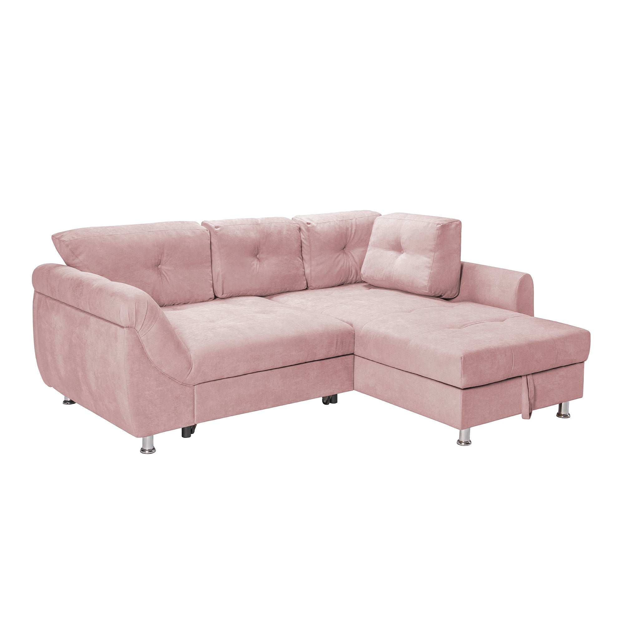 Colțar Extensibil MERLIN, cu lada depozitare, variante stânga/dreapta, 230 x 190 x 93 cm Prestige Home